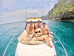 relax on private boat